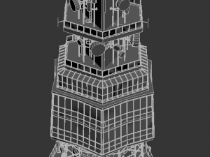 avala comuniaction tower 3D Модель
