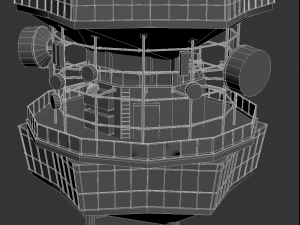 avala comuniaction tower 3D Модель