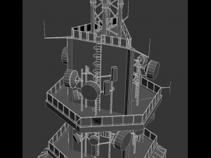 avala comuniaction tower 3D Модель