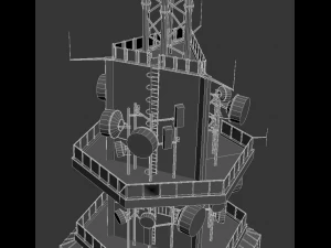 avala comuniaction tower 3D Model