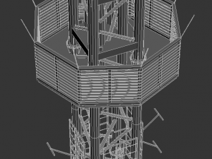 avala comuniaction tower 3D Модель