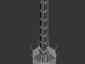 avala comuniaction tower 3D Модель