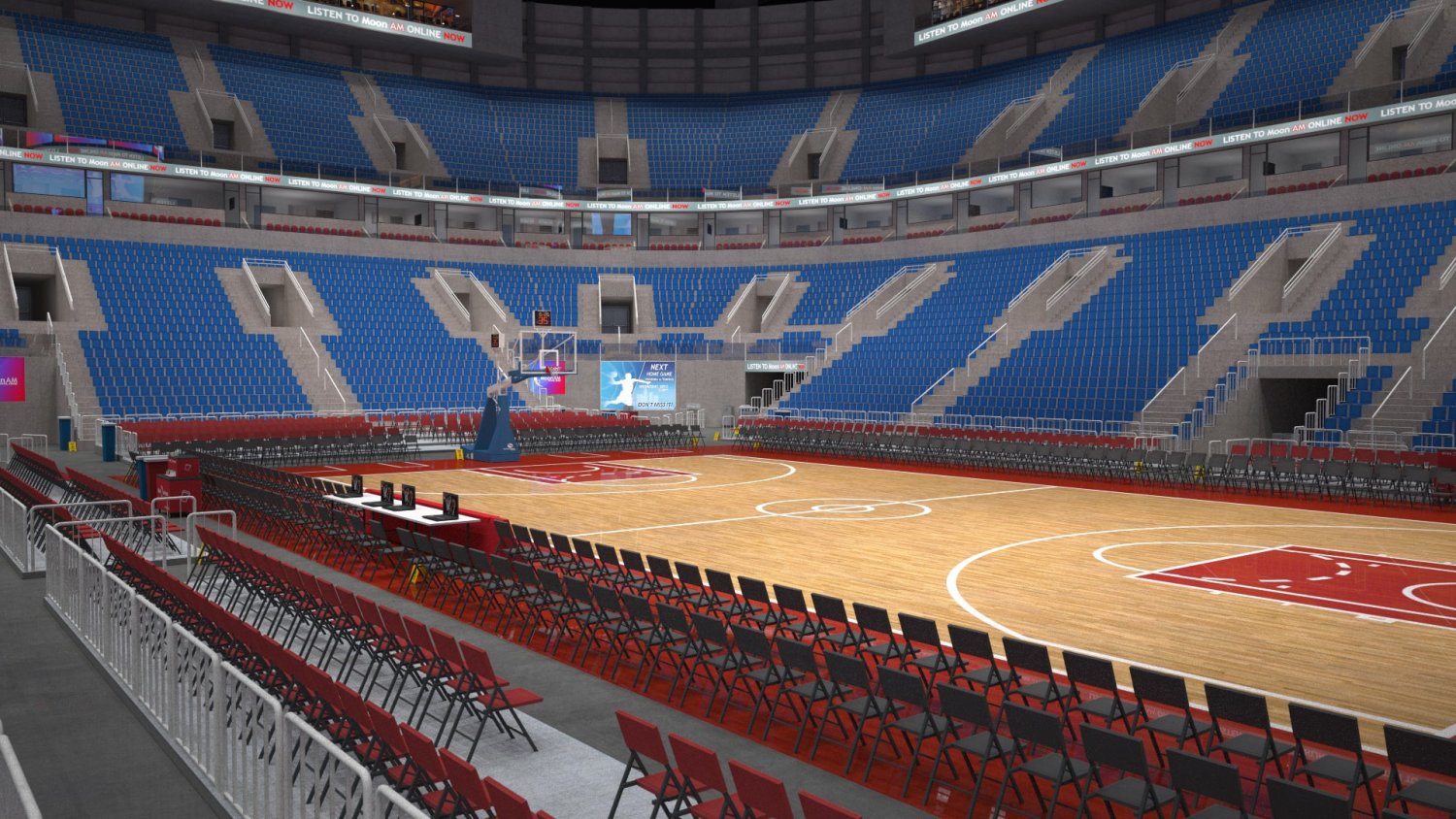 basketball arena - interior