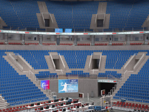 basketball arena - interior - low poly 3D Model