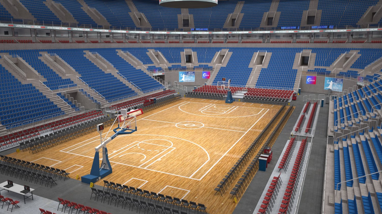 basketball arena - interior