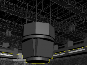 basketball arena - interior - low poly 3D Model