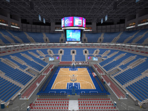 basketball arena - interior - low poly 3D Model