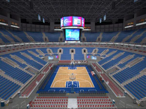 basketball arena - interior - low poly 3D Model