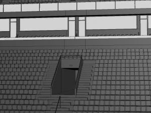 basketball arena - interior - low poly 3D Model