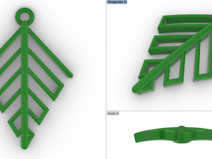 GOLD PENDANT Model do druku 3D