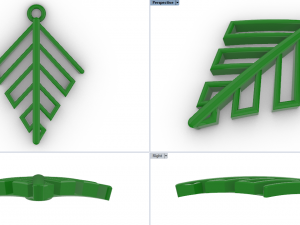 GOLD PENDANT Model do druku 3D