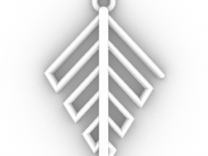 GOLD PENDANT Model do druku 3D