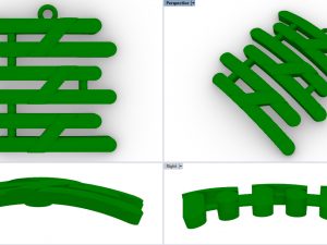 VARSH GOLD PENDANT 3D 打印模型