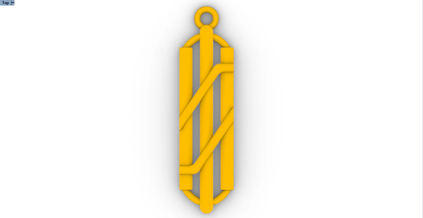 SAIVARSH GOLD PENDANT 3D Print Model .c4d .max .obj .3ds .fbx .stl .blend 