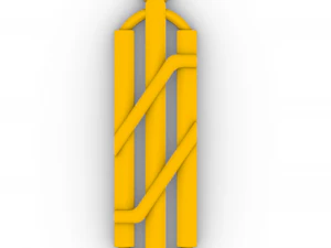 SAIVARSH GOLD PENDANT 3D Print Model