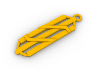 SAIVARSH GOLD PENDANT 3D Print Model
