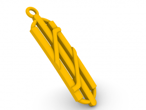 SAIVARSH GOLD PENDANT Model Cetak 3D