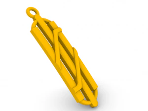 SAIVARSH GOLD PENDANT 3D Print Model