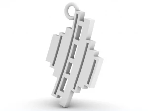 VARSHINI GOLD PENDANT 3D Print Model