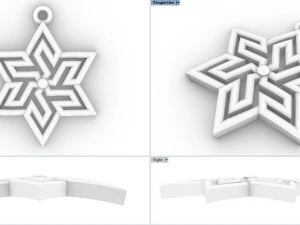 THISA GOLD PENDANT 3D Print Model