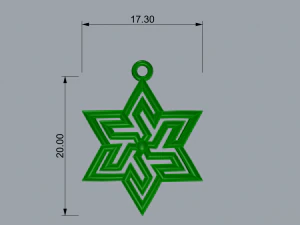 THISA GOLD PENDANT 3D Print Model