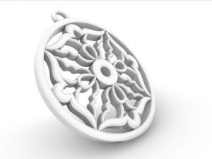 THIKASA GOLD PENDANT 3D Print Model