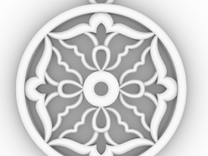 THIKASA GOLD PENDANT 3D Print Model