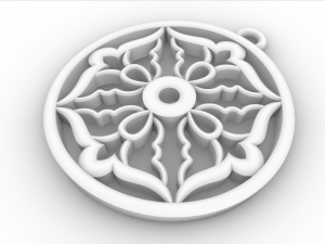THIKASA GOLD PENDANT 3D Print Model