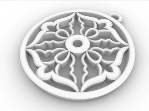 THIKASA GOLD PENDANT 3D Print Model