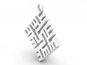 KASA GOLD PENDANT 3D Print Model