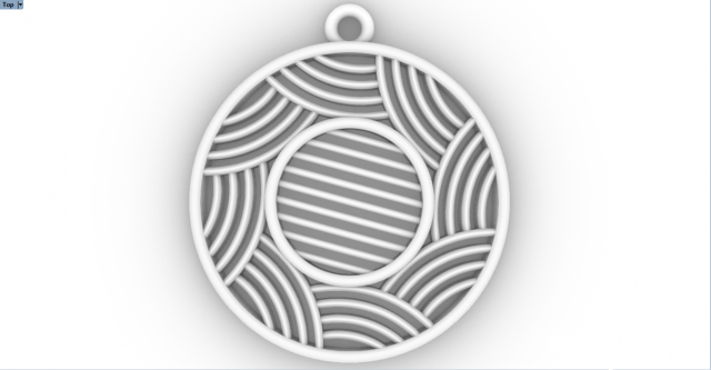 THISA GOLD PENDANT Modèles 3D en vedette .c4d .max .obj .3ds .fbx .stl .blend 