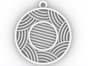 THISA GOLD PENDANT 3D Print Model