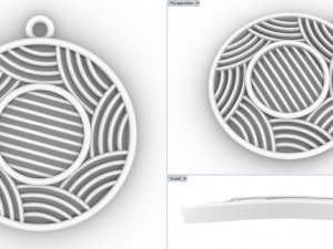 THISA GOLD PENDANT Modèles 3D en vedette