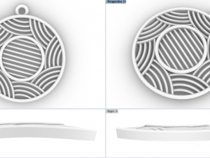 THISA GOLD PENDANT Modèles 3D en vedette