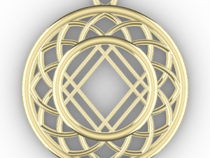 SAKA GOLD PENDANT Model do druku 3D