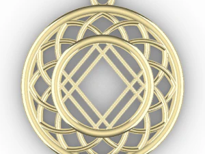 SAKA GOLD PENDANT 3D Print Model