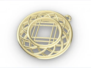 SAKA GOLD PENDANT 3D Print Model