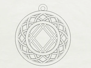 SAKA GOLD PENDANT 3D Print Model
