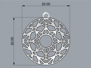 SAUTA GOLD PENDANT Modelo de Impressão 3D