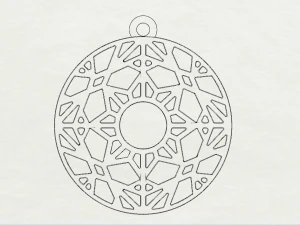 SAUTA GOLD PENDANT 3D Print Model