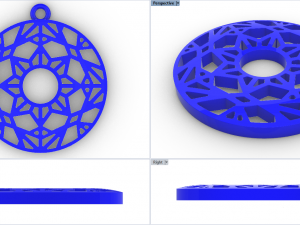 SAUTA GOLD PENDANT Modelo de Impressão 3D
