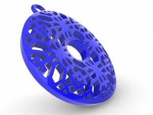 DIVIT GOLD PENDANT 3D Print Model