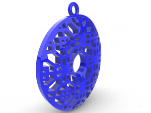 DIVIT GOLD PENDANT 3D Print Model