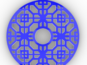 DIVIT GOLD PENDANT 3D Print Model