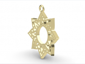 ACHYUT GOLD PENDANT 3D-Druckmodell