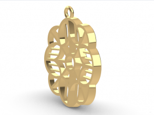 ADHRIT GOLD PENDANT 3D 프린트 모델