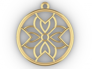 ASAV GOLD PENDANT Modèles 3D en vedette