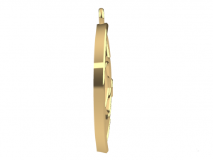 ASAV GOLD PENDANT 3D Print Model