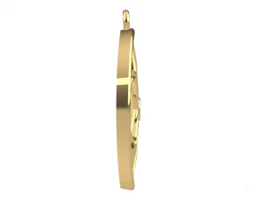 ASAV GOLD PENDANT 3D Print Model