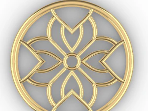 ASAV GOLD PENDANT 3D Print Model